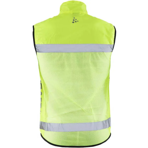 Craft SAFETY VEST Funkčná bezpečnostná vesta, reflexný neón, veľkosť
