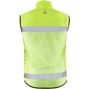 Craft SAFETY VEST Funkčná bezpečnostná vesta, reflexný neón, veľkosť