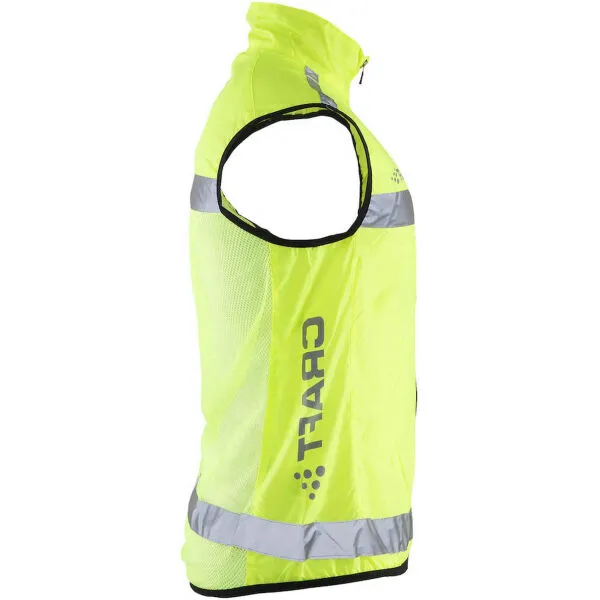 Craft SAFETY VEST Funkčná bezpečnostná vesta, reflexný neón, veľkosť