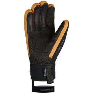 Lyžiarske rukavice Ziener Ganzenberg AS AW - black/tan