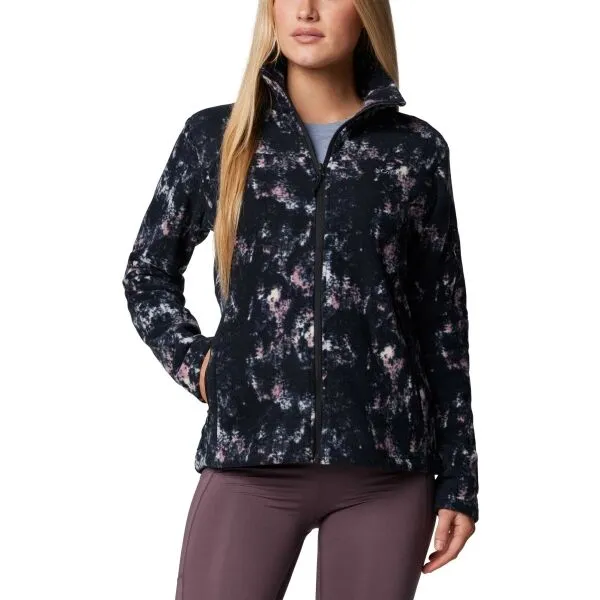 Columbia FAST TREK PRINTED JACKET Dámska bunda, čierna, veľkosť