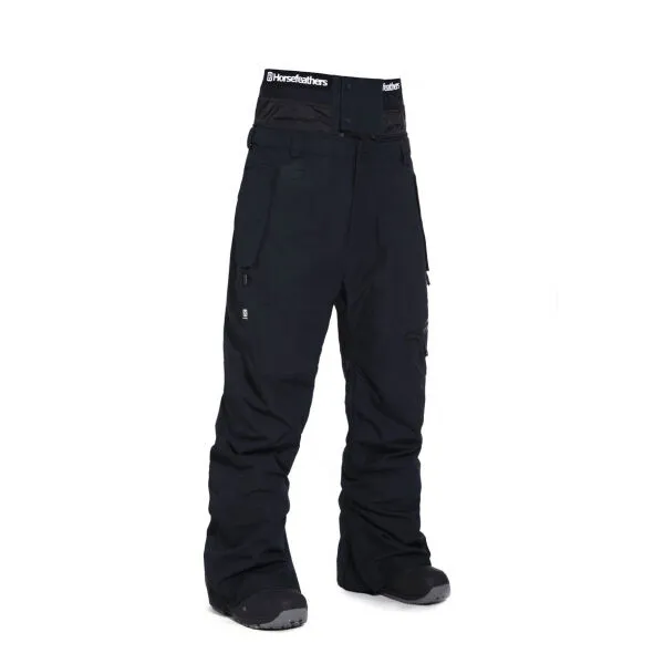 HORSEFEATHERS Nohavice Nelson - black BLACK velikost S