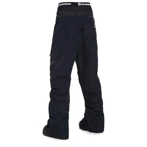 HORSEFEATHERS Nohavice Nelson - black BLACK velikost S
