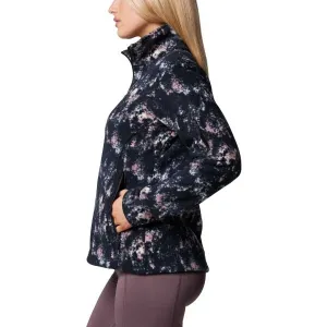 Mikina na zips dámska Columbia Fast Trek Printed Jacket - snowdrift timberwild
