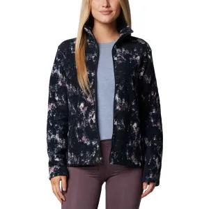 Mikina na zips dámska Columbia Fast Trek Printed Jacket - snowdrift timberwild