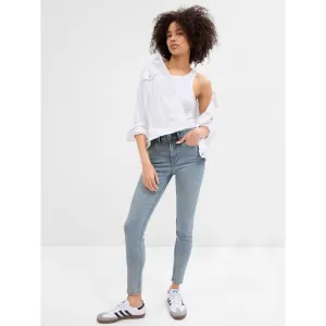 GAP V-HR LEGGING Dámske džínsy, svetlomodrá, veľkosť