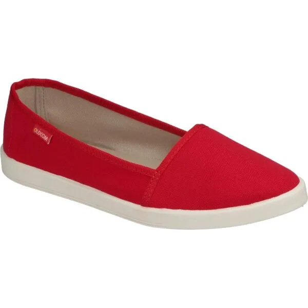 Oldcom ESPADRILKY CANVAS Dámske espadrilky, červená, veľkosť