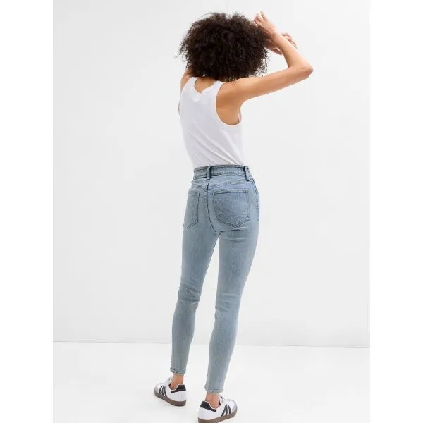 GAP V-HR LEGGING Dámske džínsy, svetlomodrá, veľkosť
