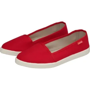 Oldcom ESPADRILKY CANVAS Dámske espadrilky, červená, veľkosť