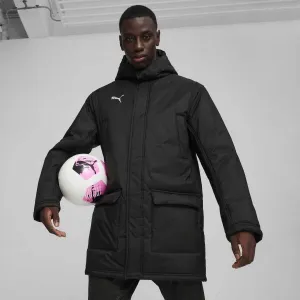 Puma TEAMFINAL WINTER JACKET Pánska futbalová zimná bunda, čierna, veľkosť