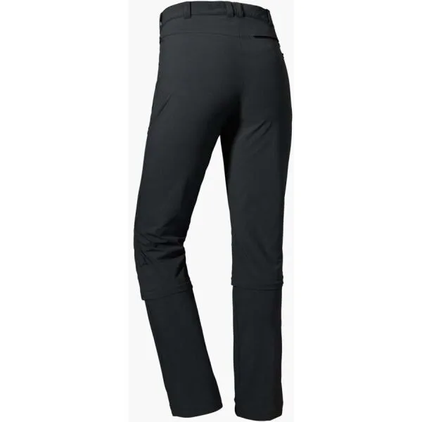 Schöffel ENGADIN 1 ZIP OFF Dámske outdoorové nohavice, čierna, veľkosť