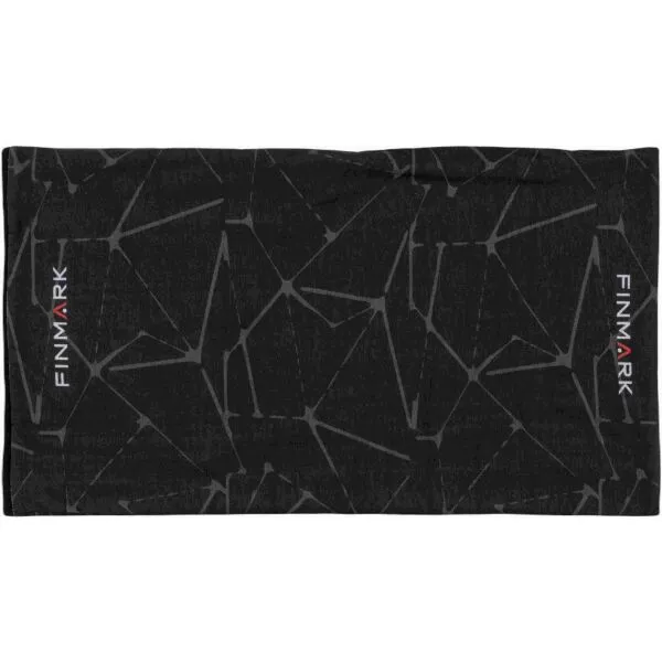 Finmark MULTIFUNCTIONAL SCARF WITH FLEECE Multifunkčná šatka, čierna, veľkosť UNI