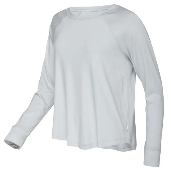 BOODY GOODNIGHT RAGLAN SLEEP TOP Dámske pyžamové tričko, sivá, veľkosť