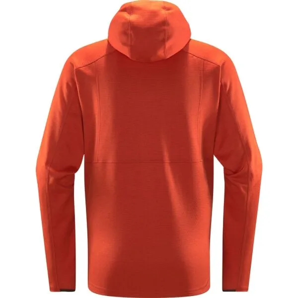 Pánska mikina na zips Haglofs Skuta Hood - habanero