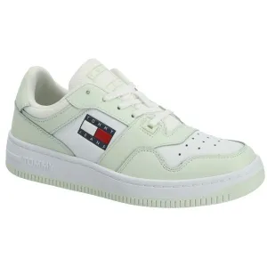 Tommy Hilfiger TOMMY JEANS RETRO BASKET WMN Dámske nízke tenisky, svetlo zelená, veľkosť
