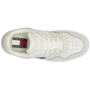Tommy Hilfiger TOMMY JEANS RETRO BASKET WMN Dámske nízke tenisky, svetlo zelená, veľkosť