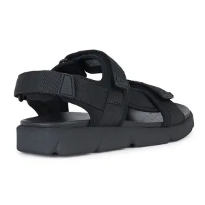 Geox XAND 2S A Pánske sandále, čierna, veľkosť