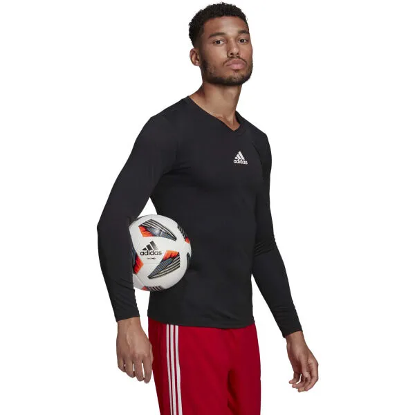adidas TEAM BASE TEE Pánske futbalové tričko, čierna, veľkosť