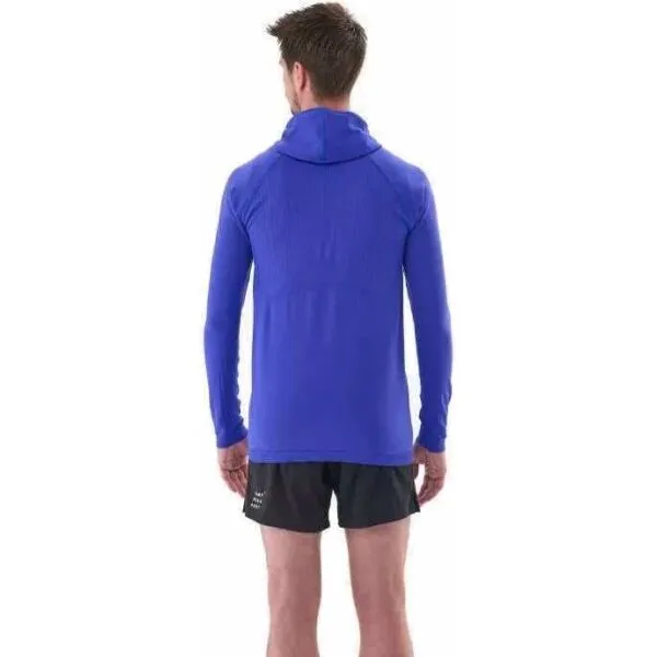 Mikina s kapucňou Compressport 3D Thermo Seamless Hoodie Zip - dazz blue