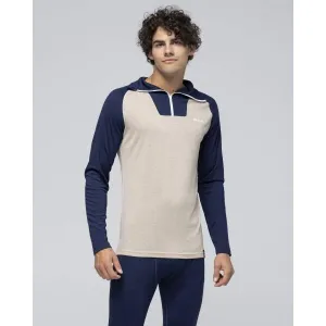 Bula RETRO Pánske merino tričko, béžová, veľkosť
