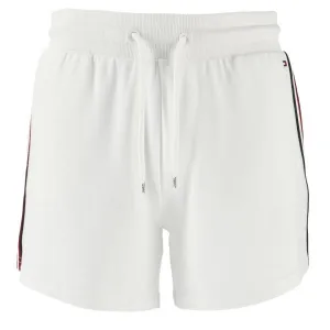 Tommy Hilfiger TH GLOBAL STRIPE-SHORT Dámske šortky, biela, veľkosť
