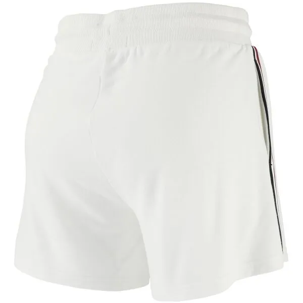 Tommy Hilfiger TH GLOBAL STRIPE-SHORT Dámske šortky, biela, veľkosť