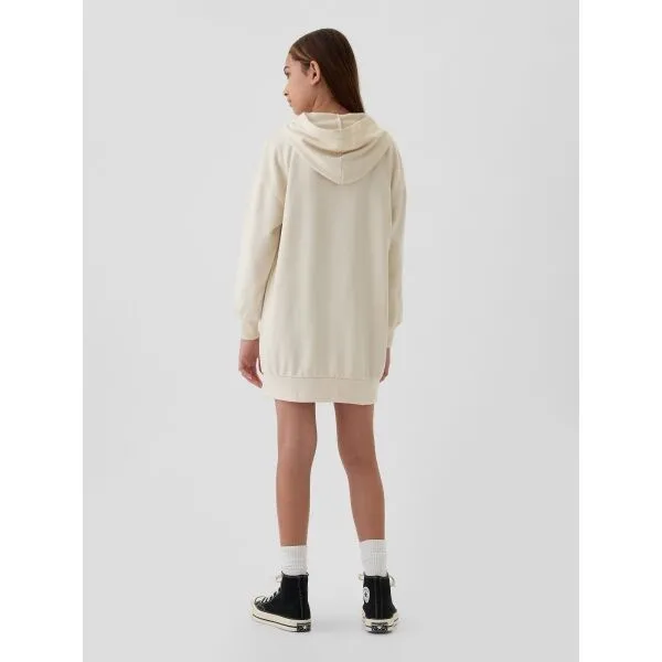 GAP JPN LOGO HOOD Dievčenské šaty, béžová, veľkosť