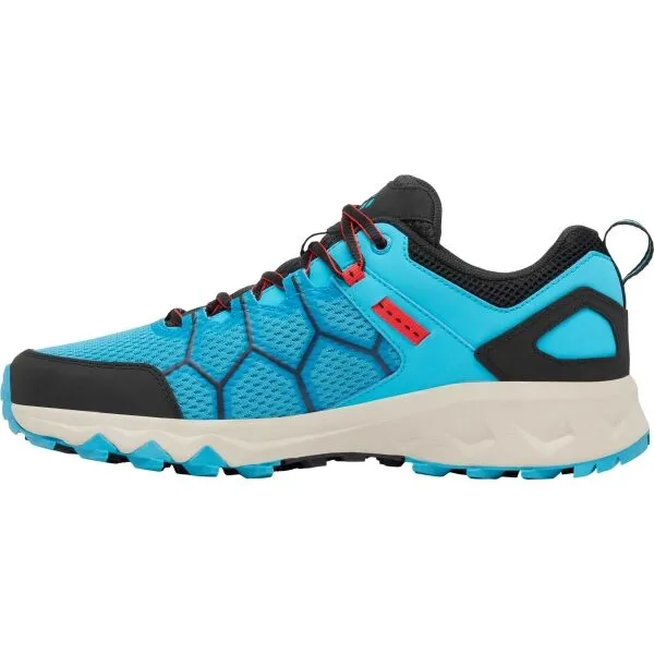 Turistické topánky Columbia Peakfreak II - clear water/poppy red