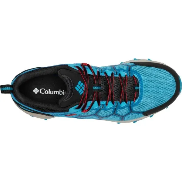 Turistické topánky Columbia Peakfreak II - clear water/poppy red