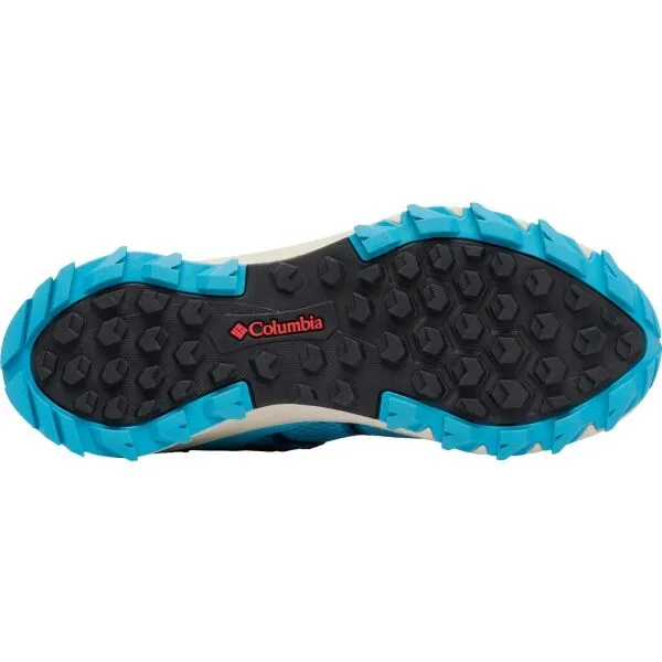 Turistické topánky Columbia Peakfreak II - clear water/poppy red