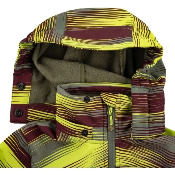 KILPI RAVIO Chlapčenská softshellová bunda, khaki, veľkosť