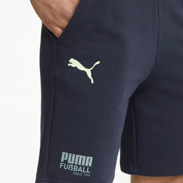 Puma FUßBALL STREET SHORTS Pánske futbalové šortky, tmavo modrá, veľkosť