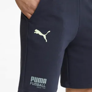 Puma FUßBALL STREET SHORTS Pánske futbalové šortky, tmavo modrá, veľkosť