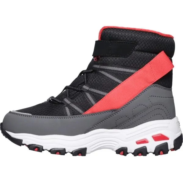 Skechers D'LITES Detská zateplená obuv, čierna, veľkosť