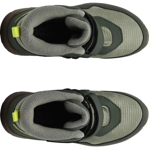 Jack Wolfskin POLAR BEAR-B TEXAPORE MID VC K Detská zimná obuv, zelená, veľkosť