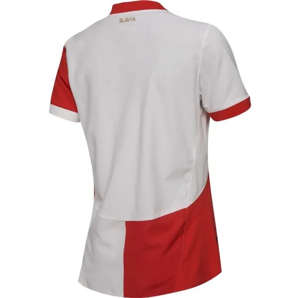 Puma SK SLAVIA INTL HOME JERSEY PROMO W SPONSOR Dámsky futbalový dres, červená, veľkosť