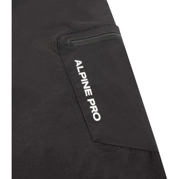 ALPINE PRO SEDOF Pánske outdoorové nohavice, čierna, veľkosť