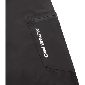 ALPINE PRO SEDOF Pánske outdoorové nohavice, čierna, veľkosť