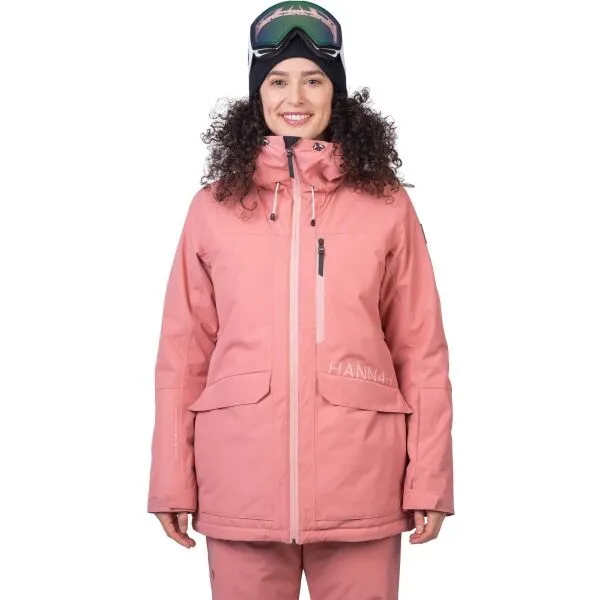 Hannah MERILA FD Dámska lyžiarska bunda, ružová, veľkosť