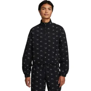 Nike NSW AIR AOP MOD CROP WVN QZ Dámska bunda, čierna, veľkosť