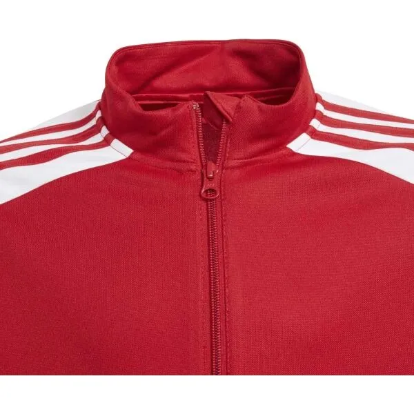 adidas SQ21 TR JKT Y Chlapčenská futbalová mikina, červená, veľkosť