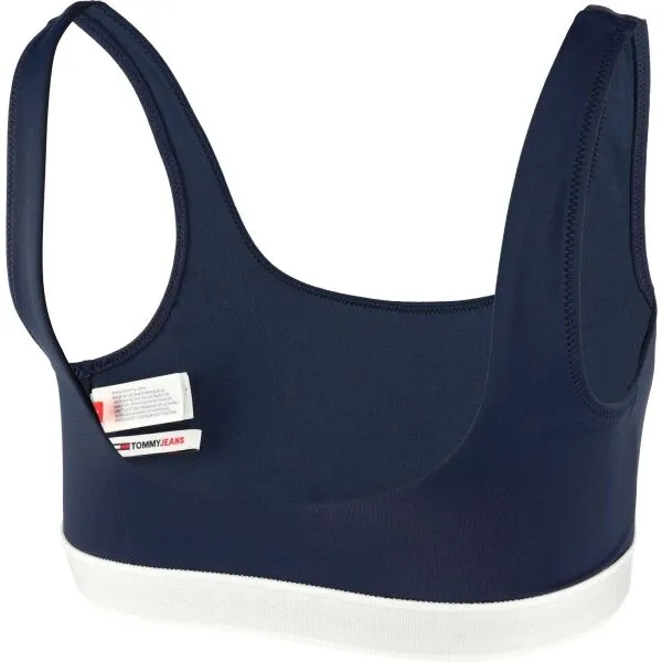 Tommy Hilfiger TJ ARCHIVE-BRALETTE Dámsky vrchný diel plaviek, tmavo modrá, veľkosť