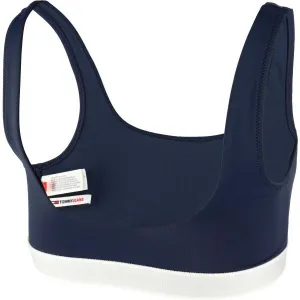 Tommy Hilfiger TJ ARCHIVE-BRALETTE Dámsky vrchný diel plaviek, tmavo modrá, veľkosť