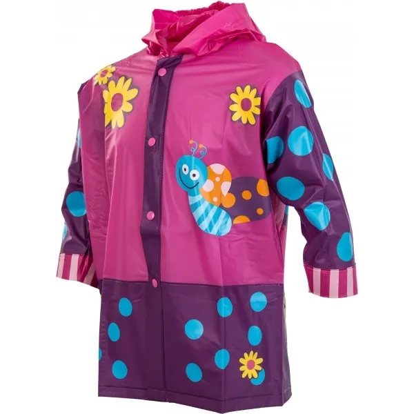Pidilidi BUTTERFLY Detská pláštenka, ružová, veľkosť 5-6Y