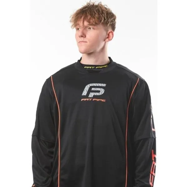 Fat Pipe SHIRT Brankársky dres, čierna, veľkosť