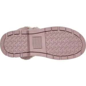 Skechers STREET GLITZ Dievčenská zimná obuv, ružová, veľkosť