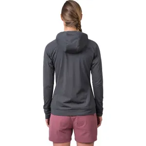 Women's functional sweatshirt Hannah ELI HOODY anthracite mel