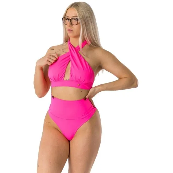 GoldBee Sťahovacie Plavky Spodný Diel Neon Pink Velikost: M