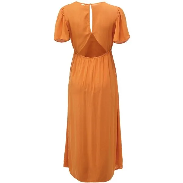 Billabong JET SET Dámske midi šaty, oranžová, veľkosť