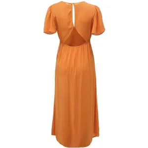 Billabong JET SET Dámske midi šaty, oranžová, veľkosť